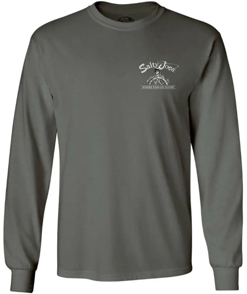 Salty Joe's Back From The Depths Long Sleeve Fishing T Shirt