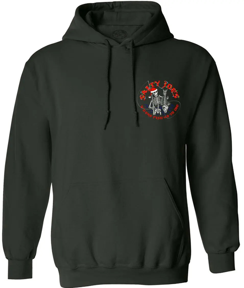 Salty Joe's Christmas Dinner Fishing Hoodie