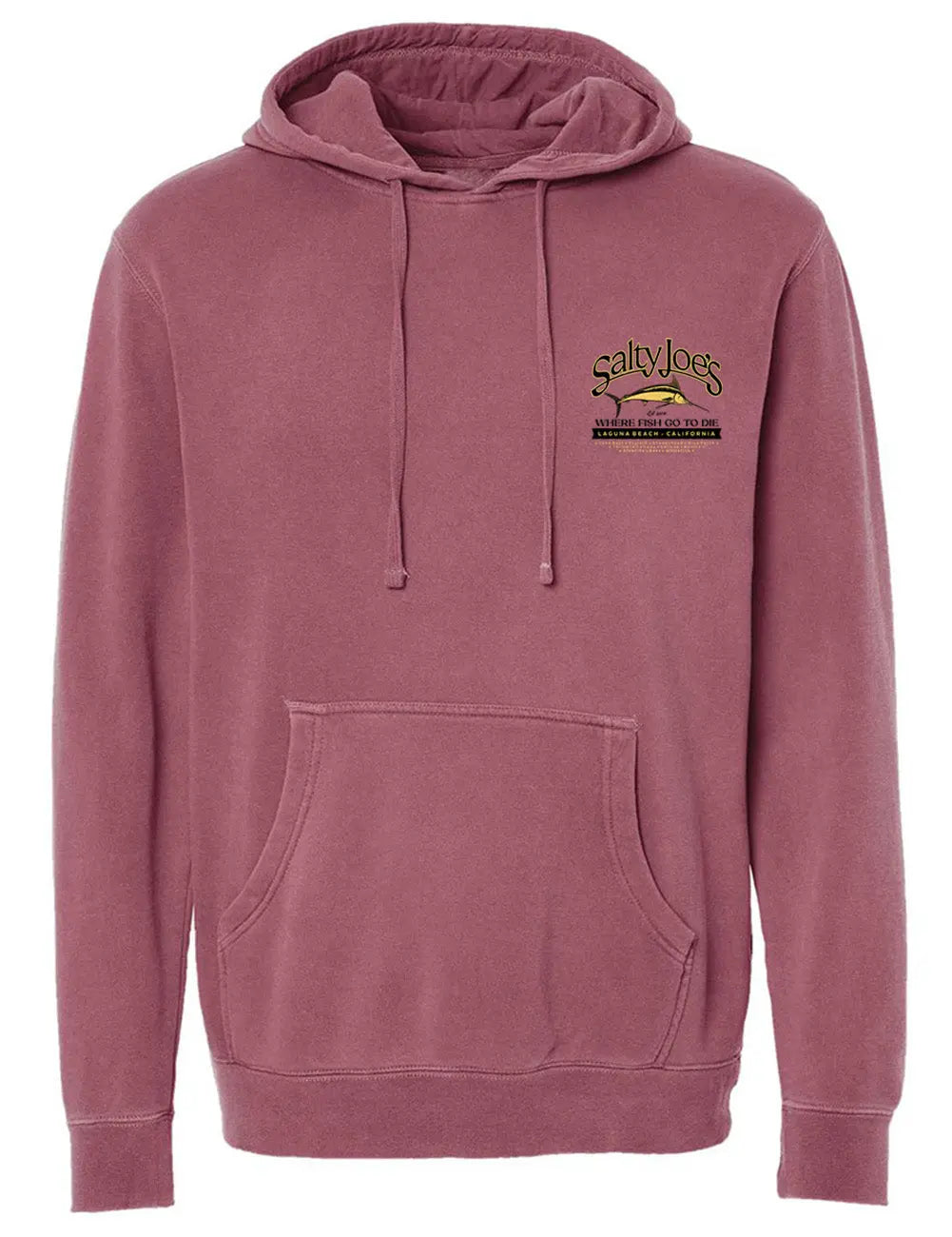 Salty Joe's Fish Count Pigment-Dyed Hoodie