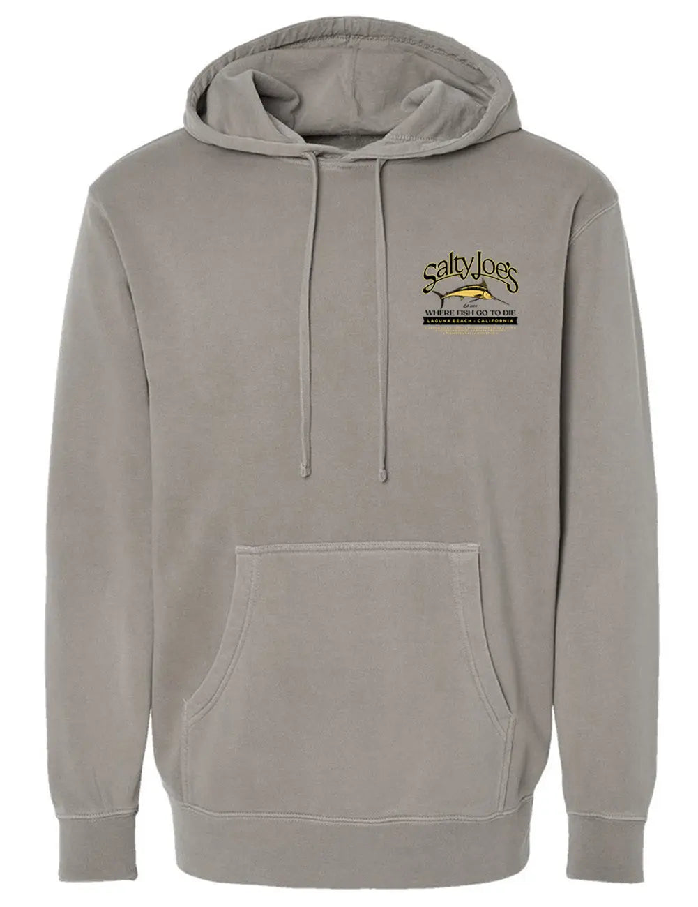 Salty Joe's Fish Count Pigment-Dyed Hoodie