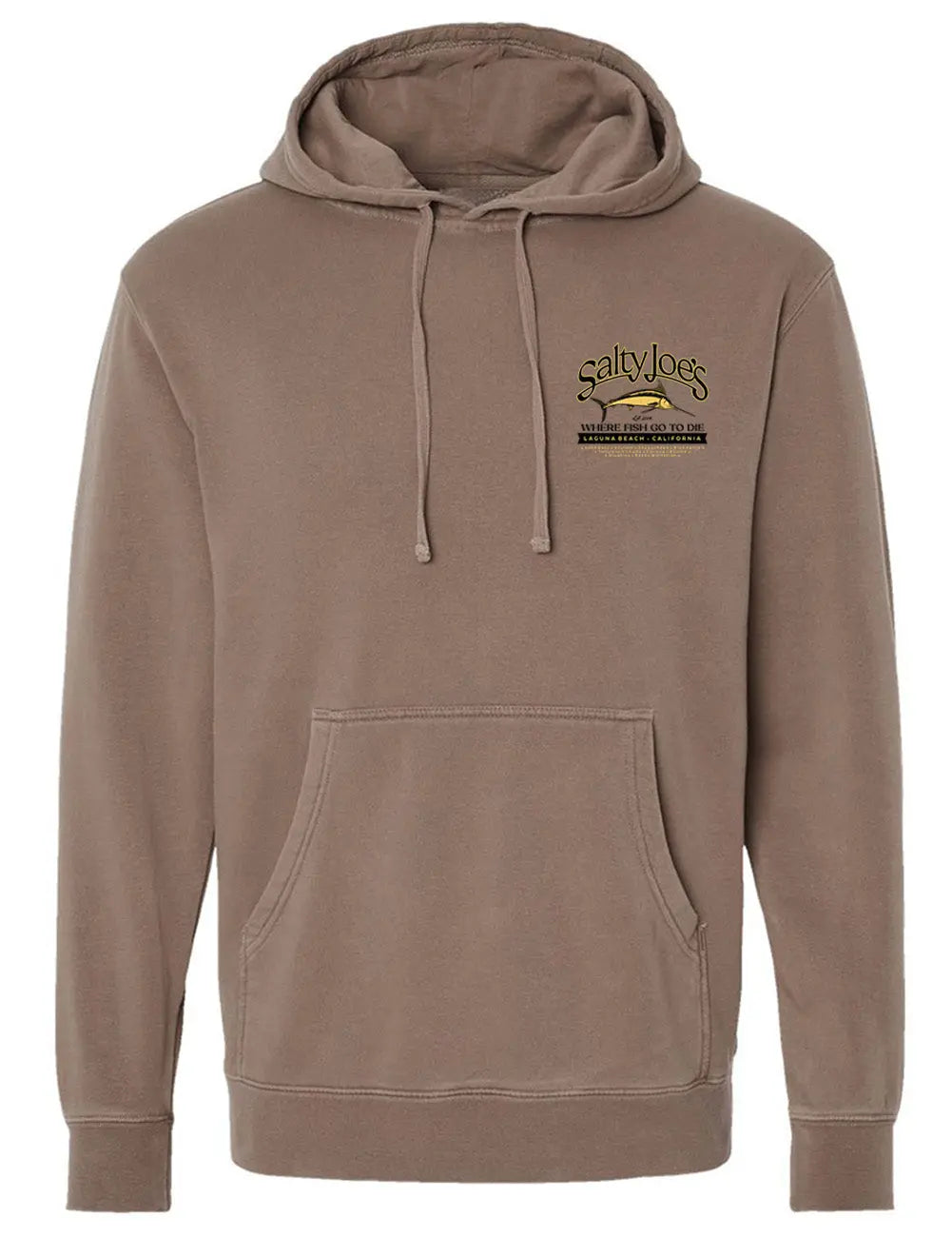 Salty Joe's Fish Count Pigment-Dyed Hoodie