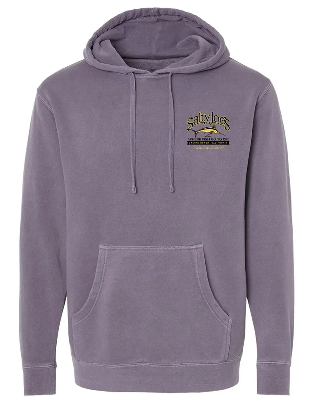 Salty Joe's Fish Count Pigment-Dyed Hoodie