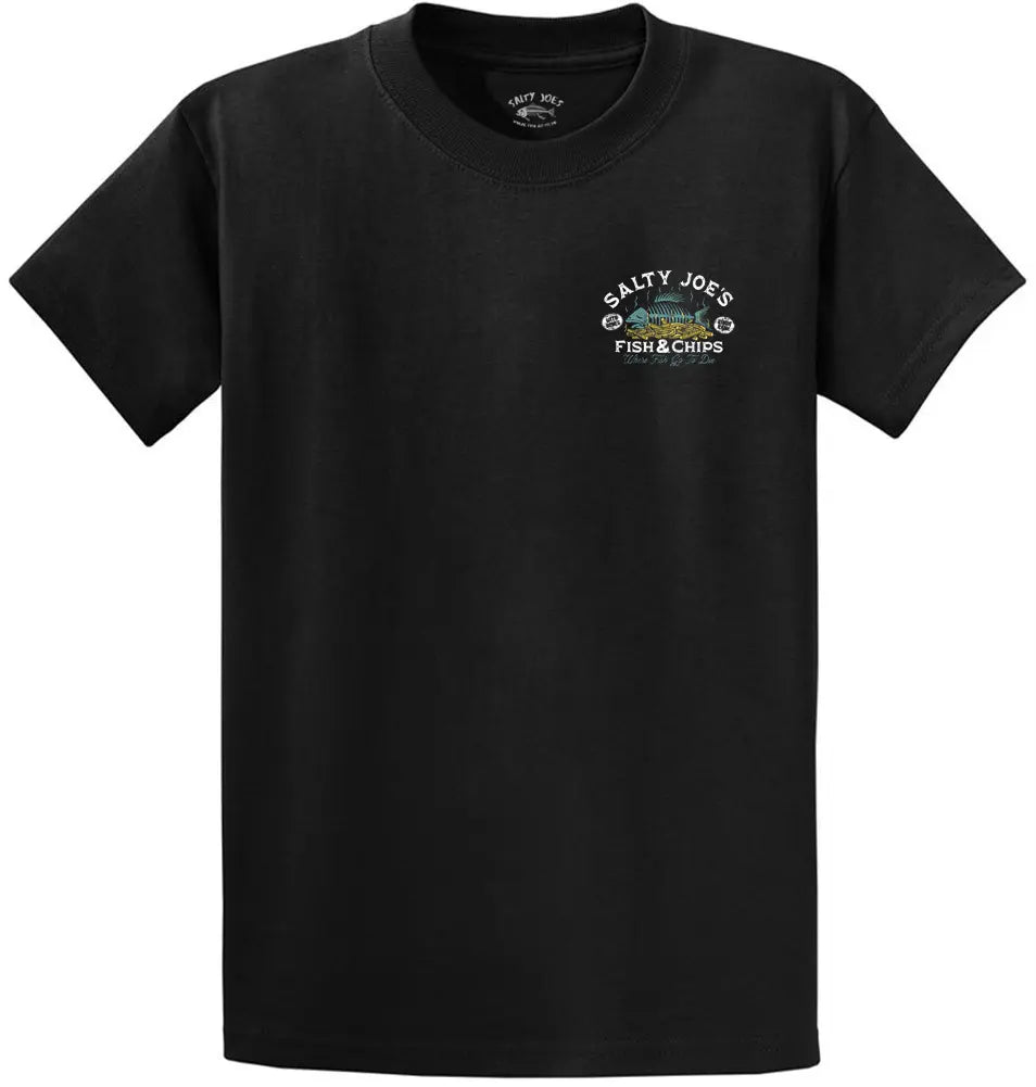 Salty Joe's Fish N' Chips Heavyweight Cotton Tee