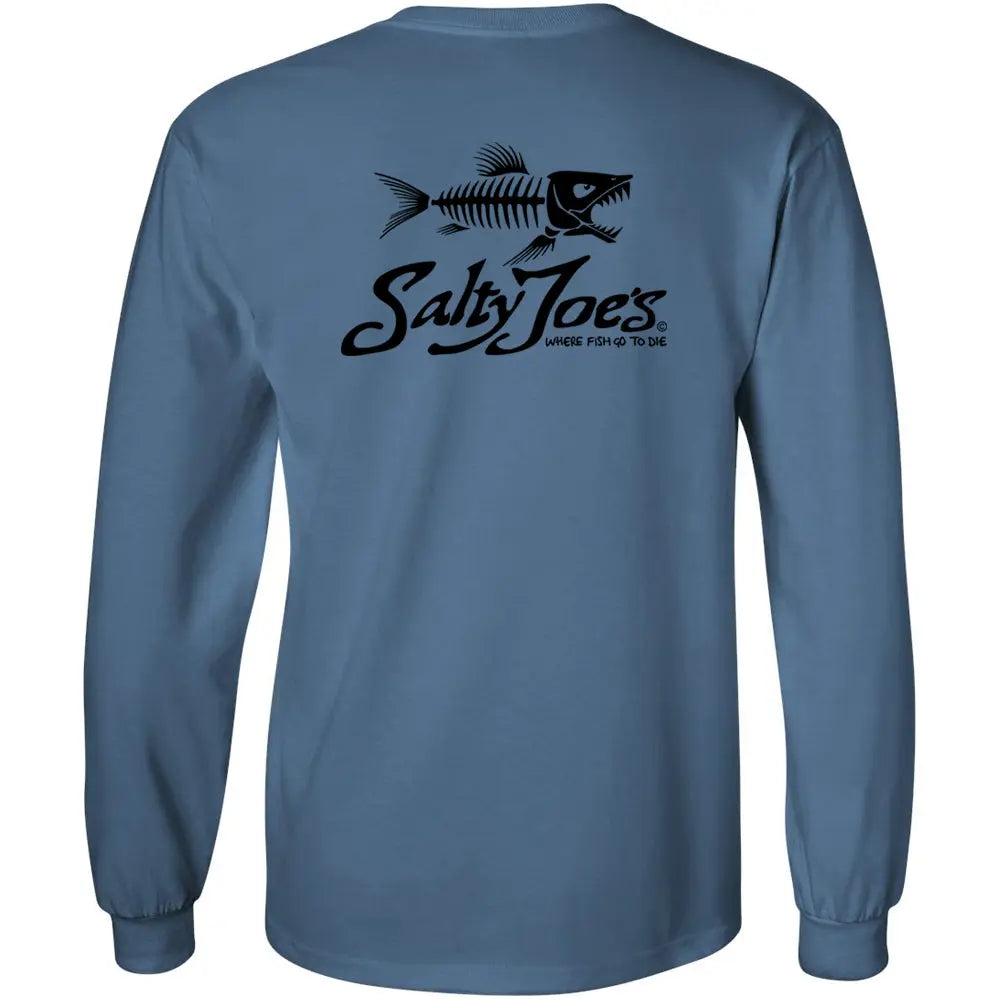 Salty Joe's Skeleton Fish Long Sleeve Tee