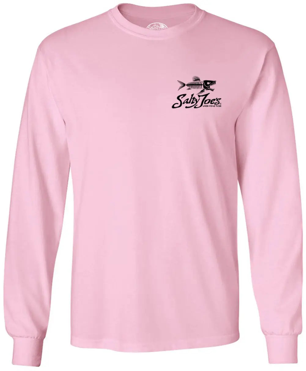 Salty Joe's Skeleton Fish Long Sleeve Tee