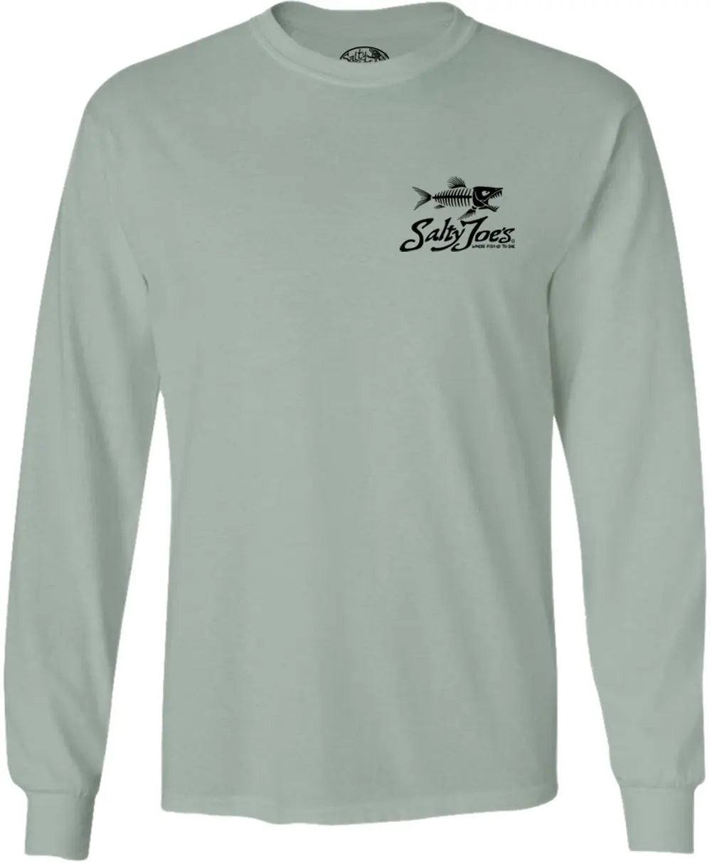 Salty Joe's Skeleton Fish Long Sleeve Tee
