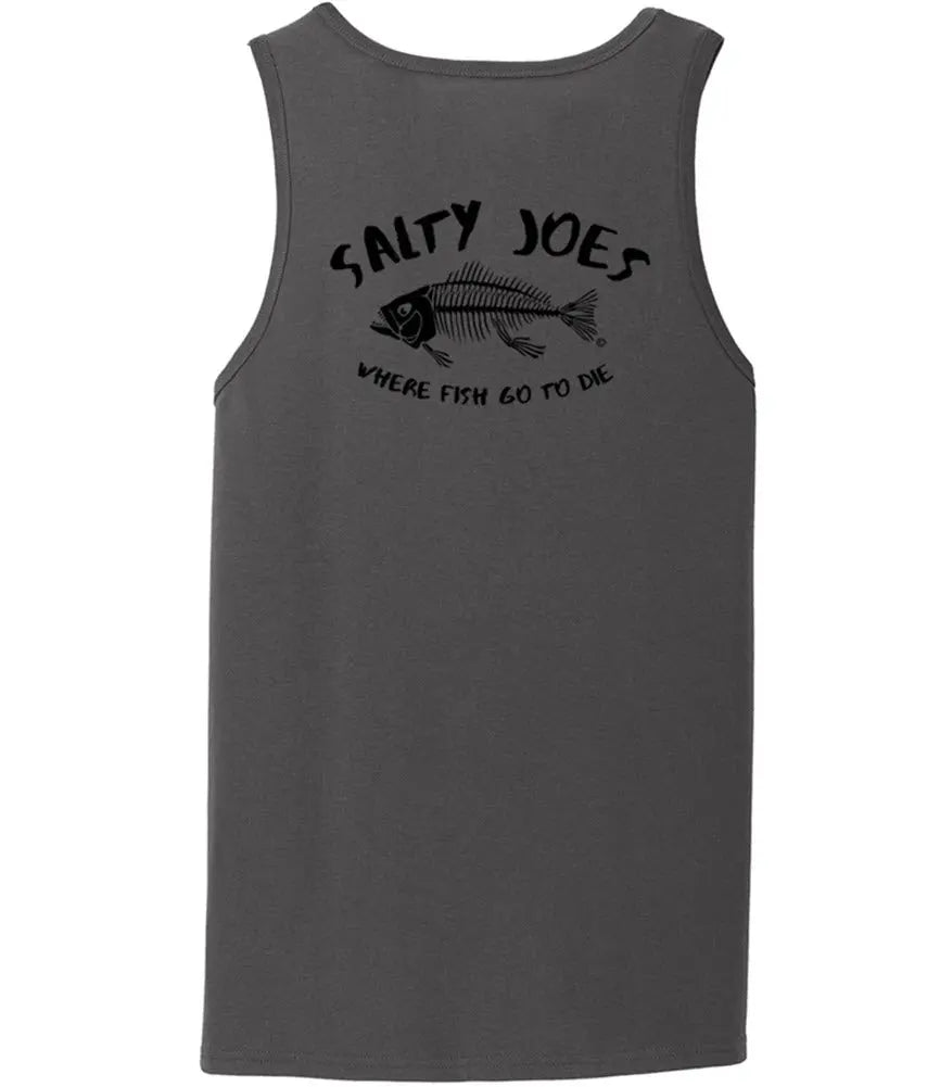 Salty Joe's Where Fish Go To Die Tank Top