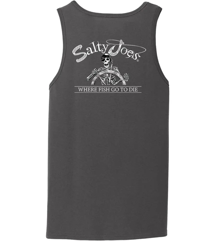 Salty Joe's Back From The Depths Fishing Tank Top