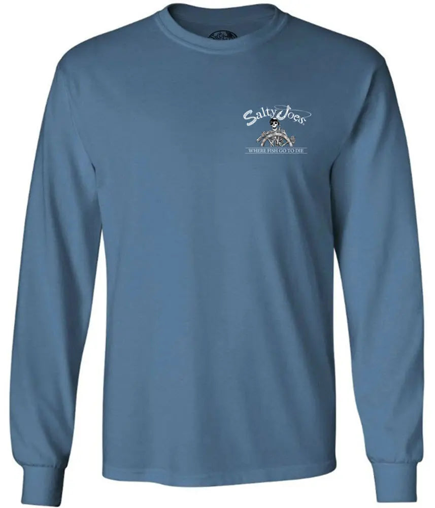 Salty Joe's Back From The Depths Long Sleeve Fishing T Shirt