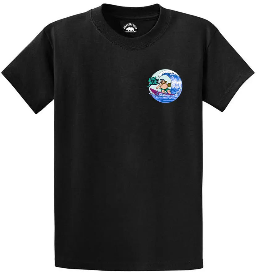 100% Cotton Fishing T Shirt The Salty Joe's Big Joe Tee 4X-Large / Black