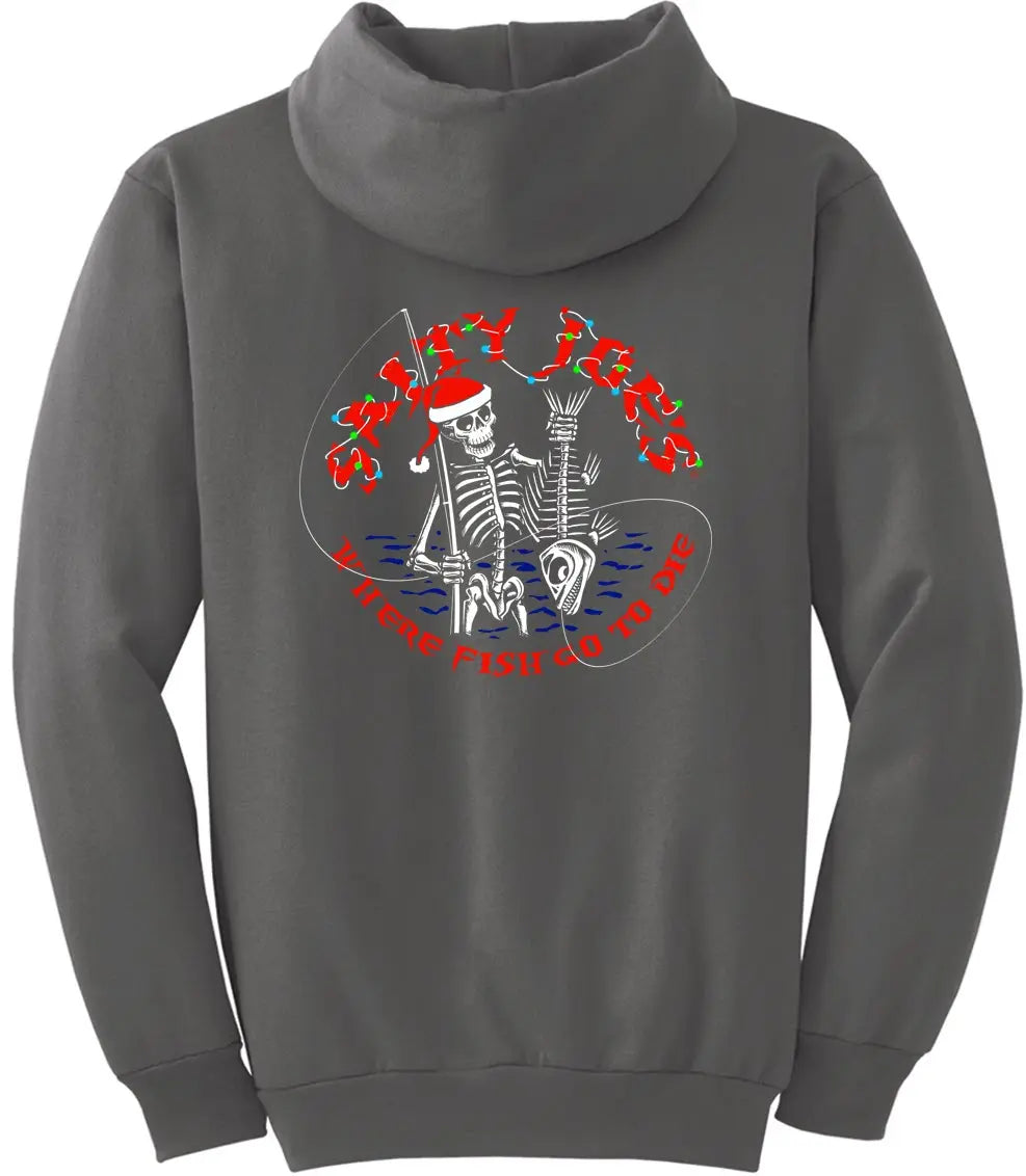 Salty Joe's Christmas Dinner Fishing Hoodie