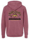 Salty Joe's Fish Count Pigment-Dyed Hoodie