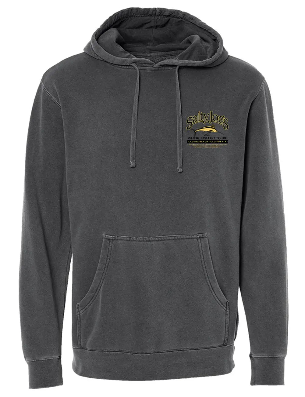 Salty Joe's Fish Count Pigment-Dyed Hoodie