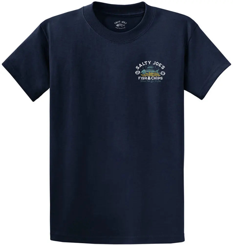 Salty Joe's Fish N' Chips Heavyweight Cotton Tee