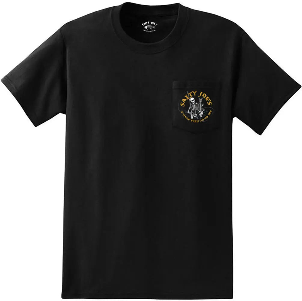 Salty Joe's Fishin' Bones Heavyweight Pocket Tee