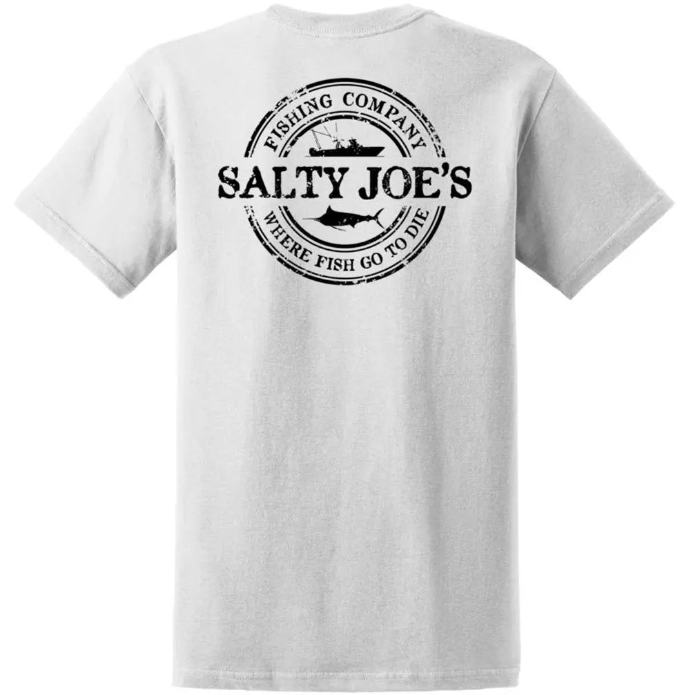 Fishing T Shirts | Salty Joe's Fishing Co. Tee x Large / White