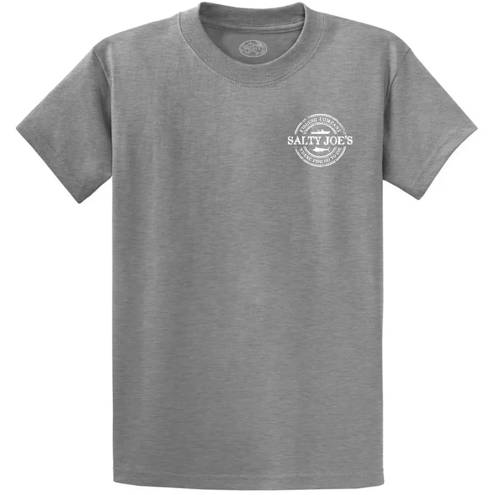 Fishing T Shirts | Salty Joe's Fishing Co. Tee 6X Large / Athletic Heather