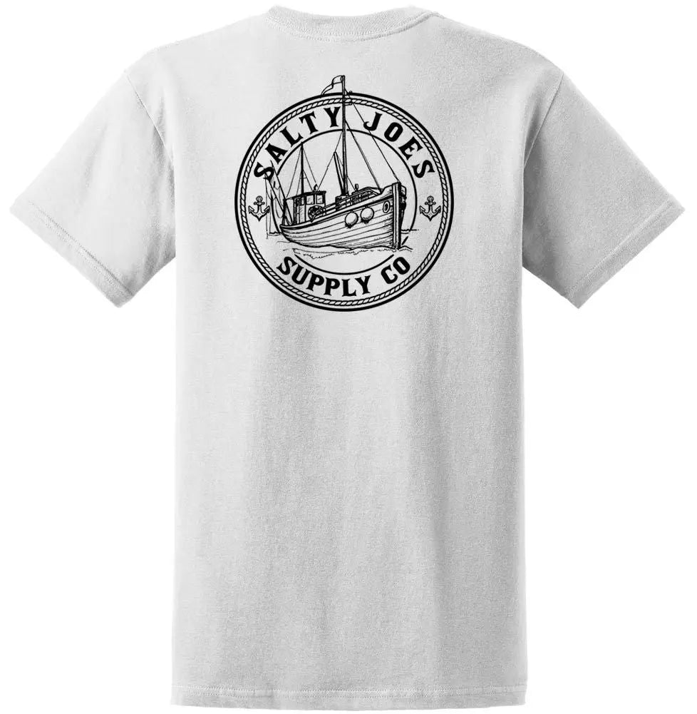 Salty Joe's Fishing Trawler Heavyweight Tee