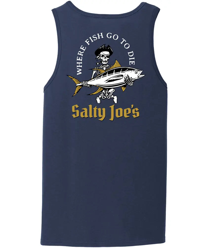 Salty Joe's Ol' Angler Fishing Tank Top