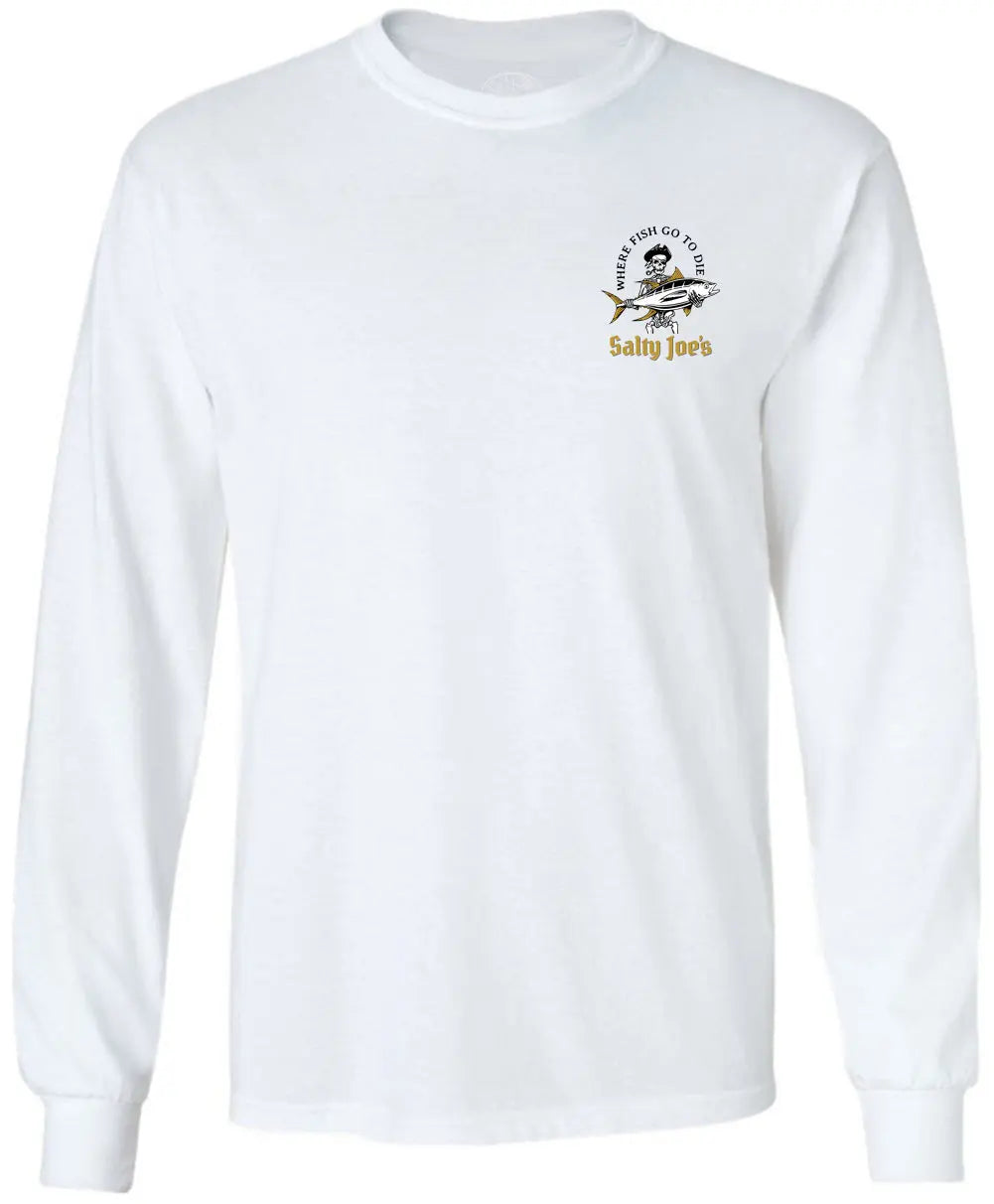 Salty Joe's Ol' Angler Long Sleeve Fishing T Shirt