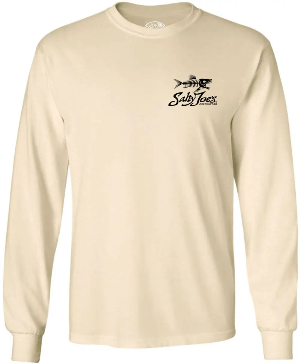 Salty Joe's Skeleton Fish Long Sleeve Tee