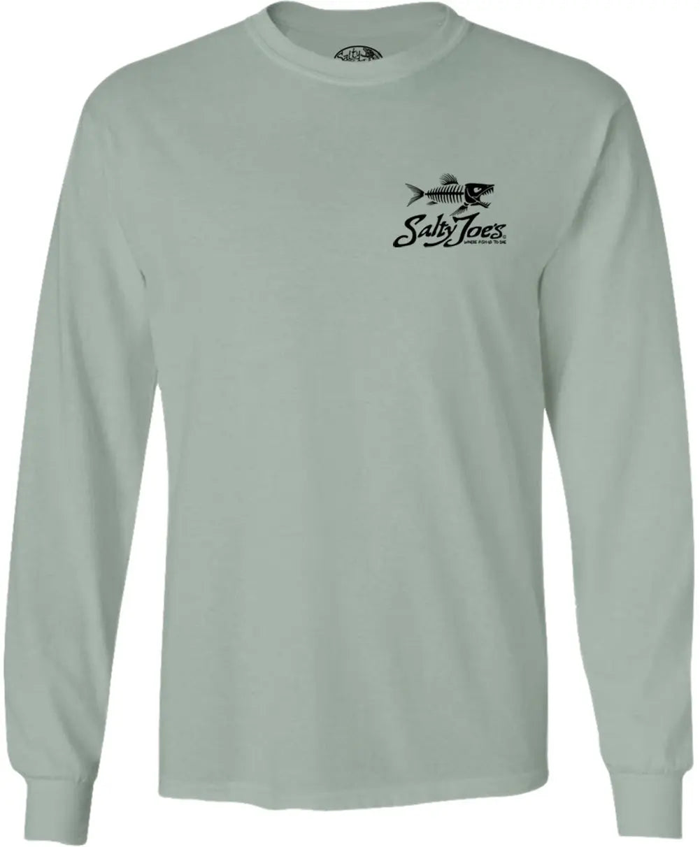Salty Joe's Tuna Long Sleeve Fishing T Shirt - Salty Joe's 2X-Large / Aqua
