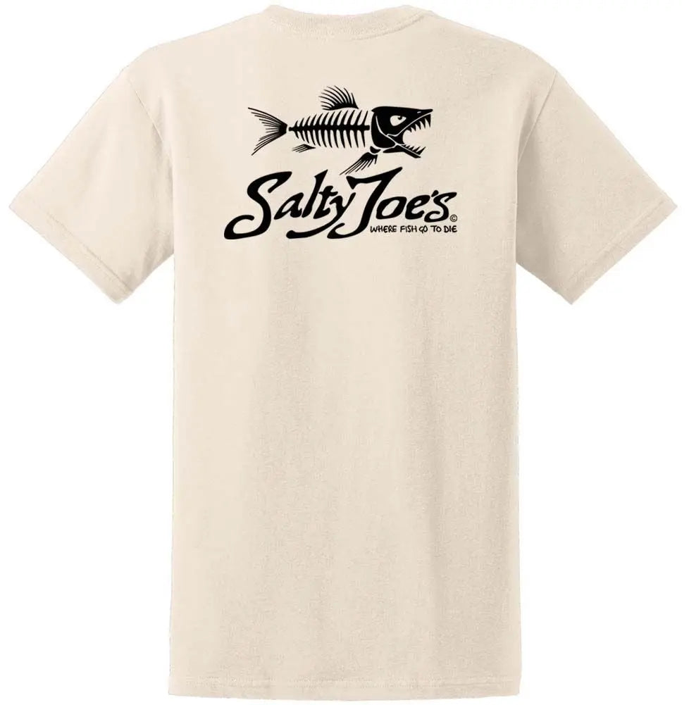 Salty Joe's Skeleton Fish T Shirt | Regular, Big & Tall Sizing