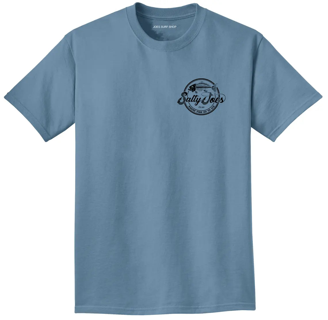 Salty Joe's Skeleton Hook Beach Wash® Garment Dyed Tee