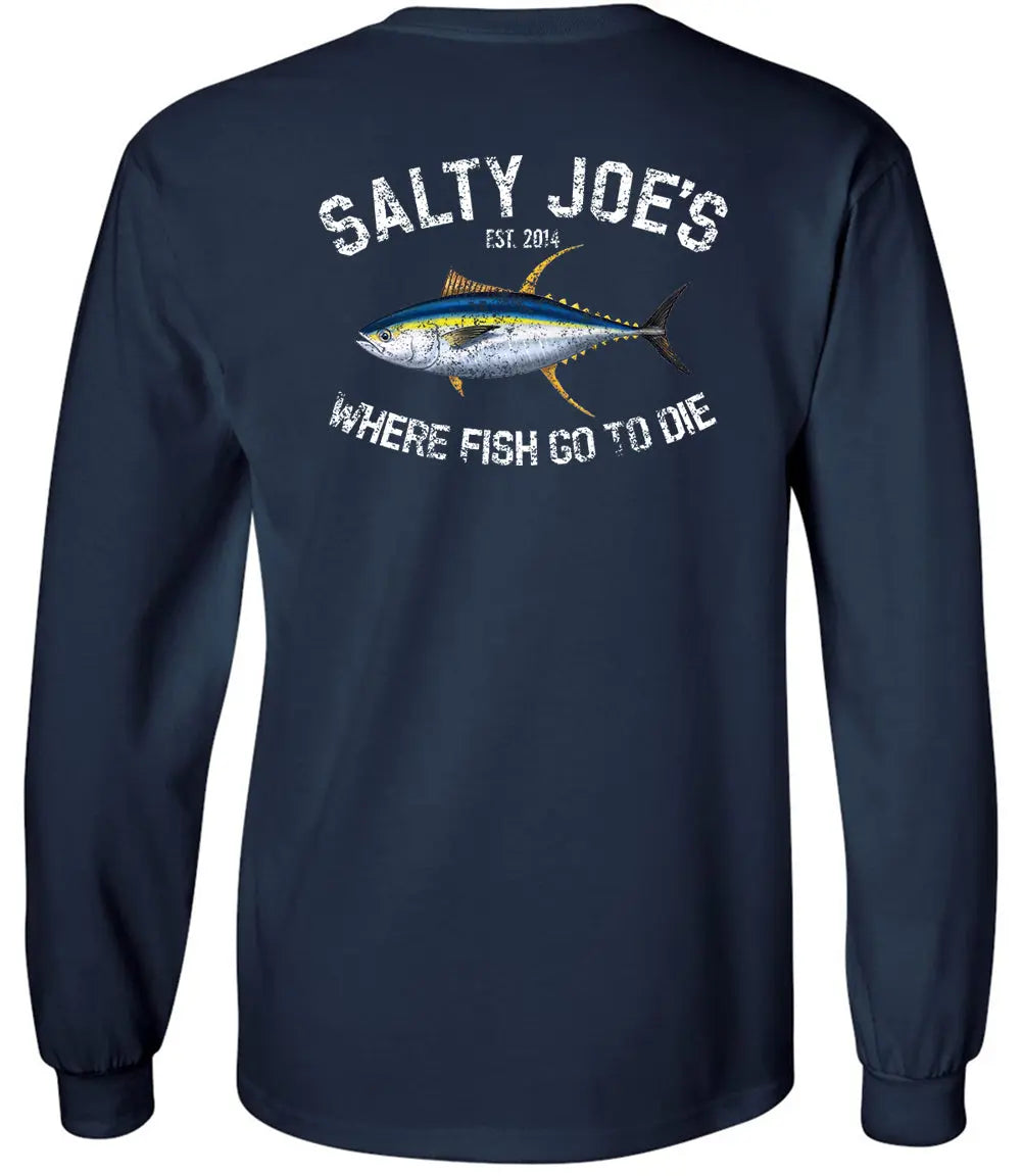 Salty Joe's Tuna Long Sleeve Fishing T Shirt