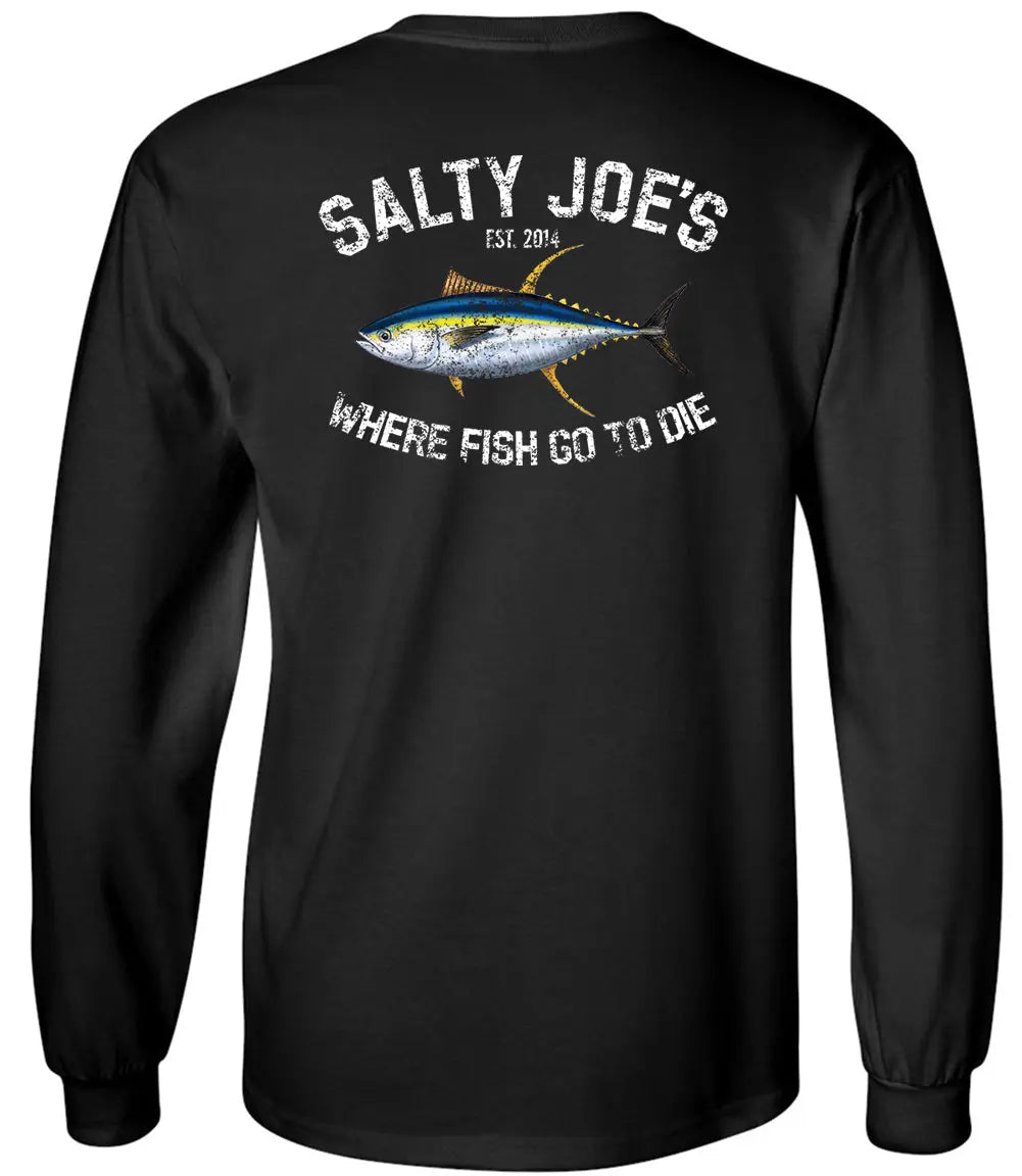 Salty Joe's Tuna Long Sleeve Fishing T Shirt