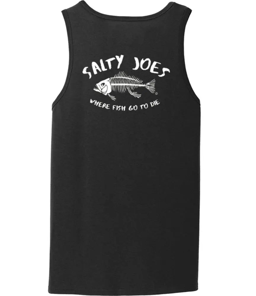 Salty Joe's Where Fish Go To Die Tank Top