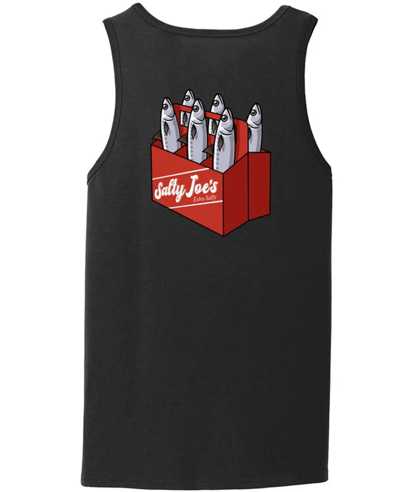 Salty Joe's "Extra Salty" 6 Pack Fishing Tank Top