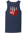 Salty Joe's "Extra Salty" 6 Pack Fishing Tank Top