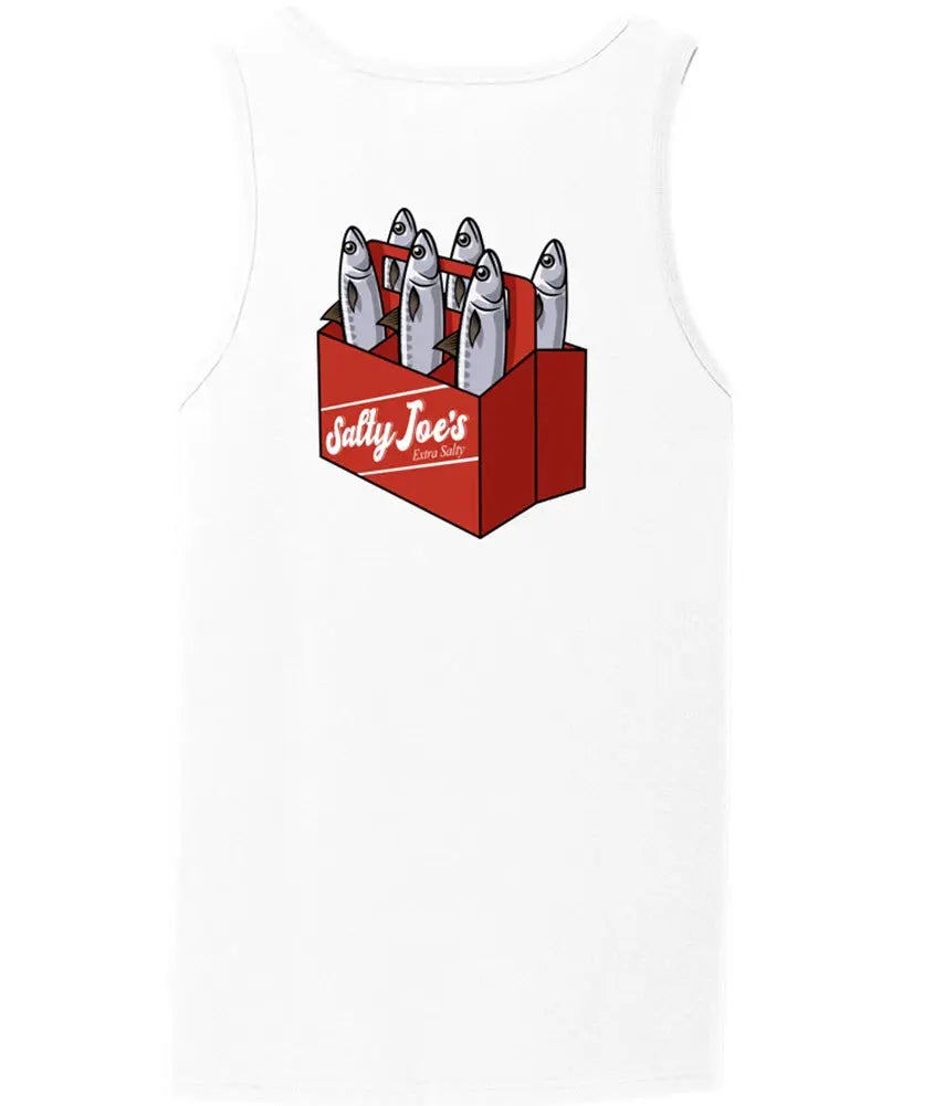 Salty Joe's "Extra Salty" 6 Pack Fishing Tank Top