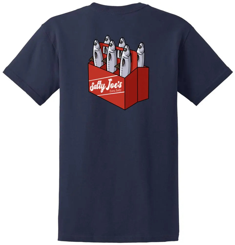 Salty Joe's "Extra Salty" 6 Pack Heavyweight Cotton Tee