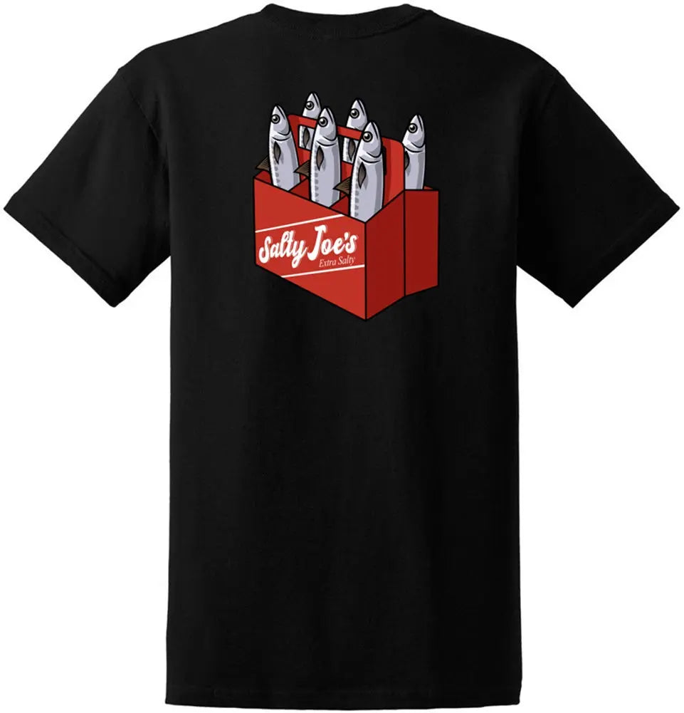 Salty Joe's "Extra Salty" 6 Pack Heavyweight Cotton Tee