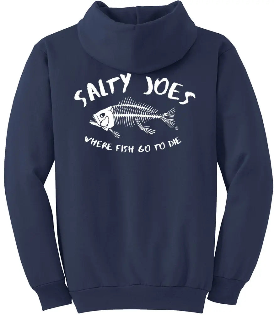 Salty Joe's "Where Fish Go To Die" Fishing Hoodie