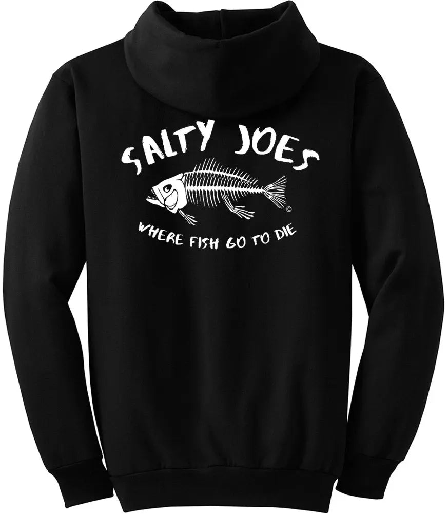 Salty Joe's "Where Fish Go To Die" Fishing Hoodie