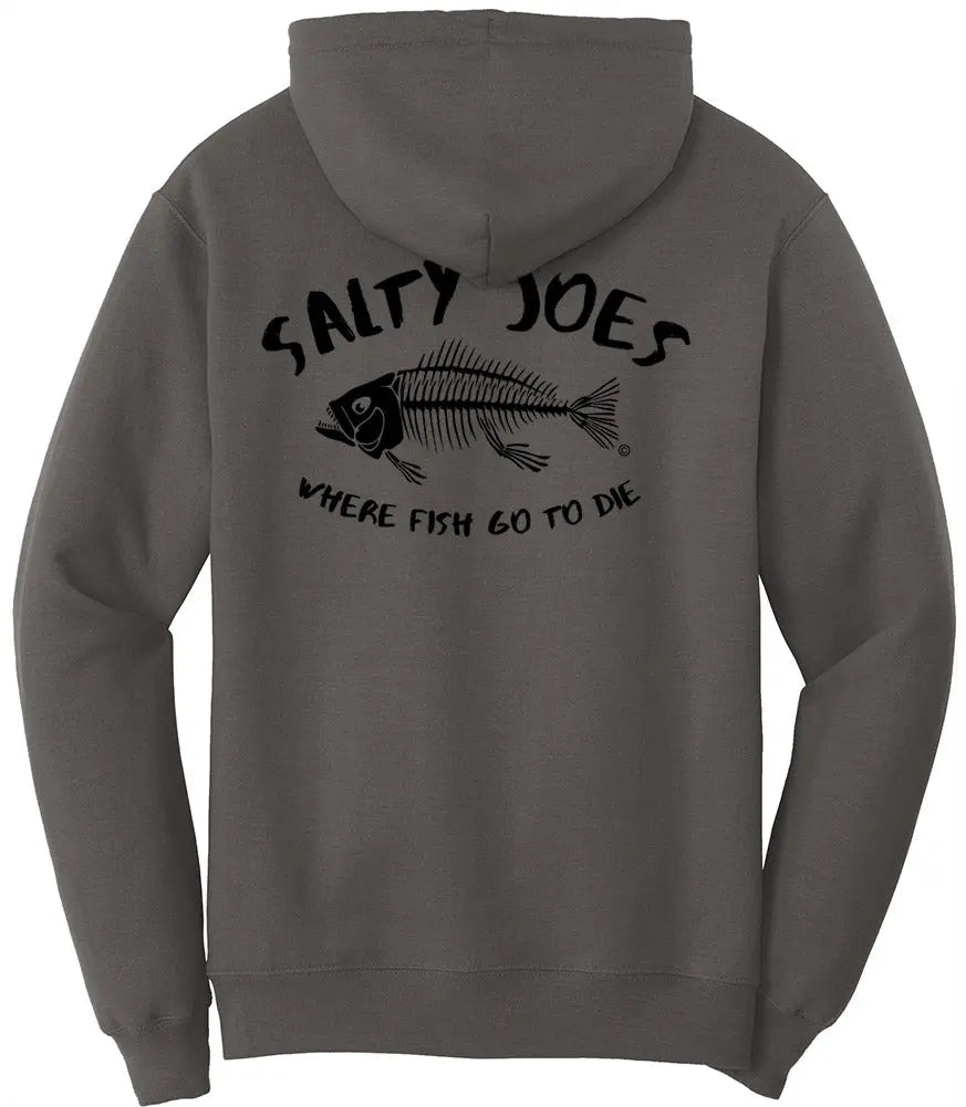 Salty Joe's "Where Fish Go To Die" Fishing Hoodie